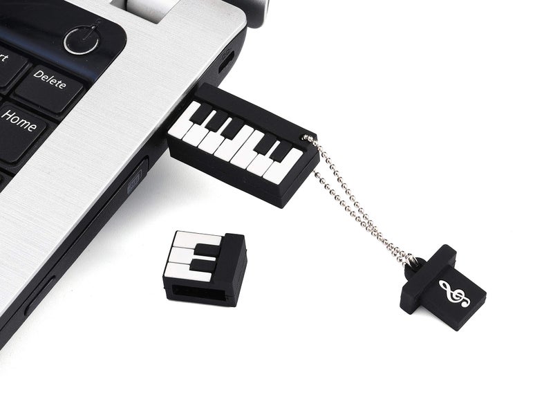 GARRULAX USB Flash Drive, 8GB / 16GB / 32GB USB2.0 Cute Shape USB Memory Stick Date Storage Pendrive Thumb Drives (32GB, Piano) - Image 4